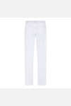 Damen-5-Pocket Hose, gerade geschnitten, Farbe: weiß, Größe: 44