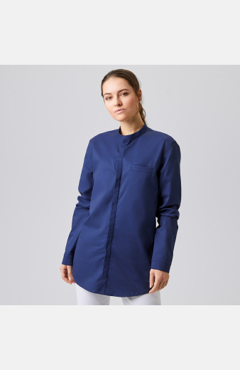 Unisex Funktions-Kasackjacke Ike, slim fit, mit langen Ärmeln, Farbe: navy, Größe: XS