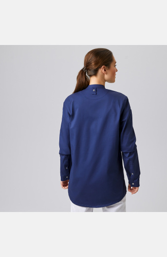 Unisex Funktions-Kasackjacke Ike, slim fit, mit langen Ärmeln, Farbe: navy, Größe: XS