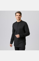 Unisex Funktions-Kasackjacke Ike, slim fit, mit langen Ärmeln, Farbe: schwarz, Größe: XS