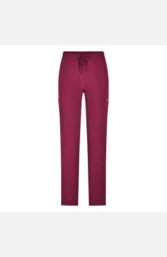 Damen-Stretchhose Liza, Schnitt: Regular, Farbe: bordeaux, Größe: M