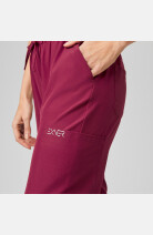 Damen-Stretchhose Liza, Schnitt: Regular, Farbe: bordeaux, Größe: M