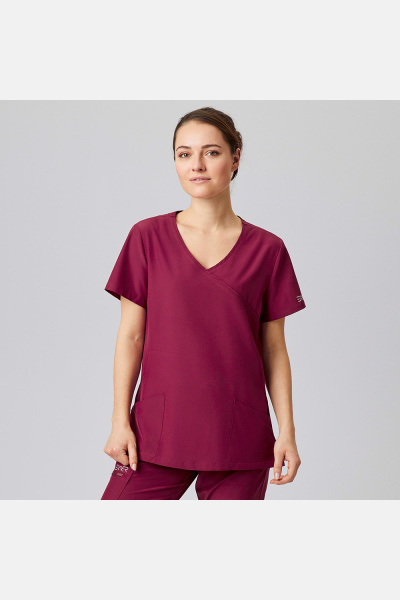 Damen Stretchkasack Liza, Schnitt: Slim-Fit, Farbe: rot, Größe: XS