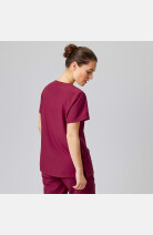 Damen Stretchkasack Liza, Schnitt: Slim-Fit, Farbe: bordeaux, Größe: L