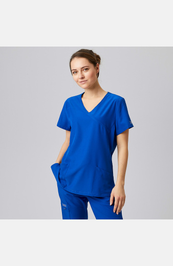 Damen Stretchkasack Liza, Schnitt: Slim-Fit, Farbe: royal, Größe: XS