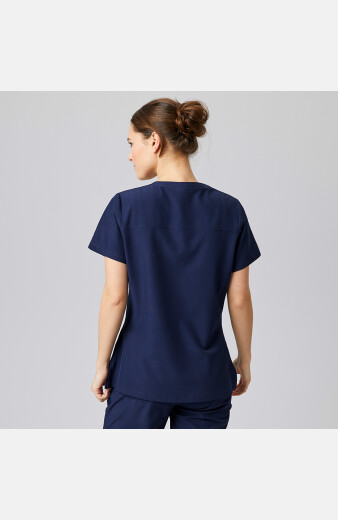 Damen Stretchkasack Liza, Schnitt: Slim-Fit, Farbe: navy, Größe: XS