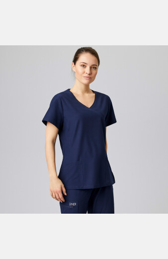 Damen Stretchkasack Liza, Schnitt: Slim-Fit, Farbe: navy,...