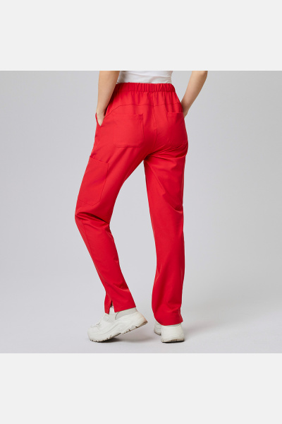 Damen-Stretchhose Liza, Schnitt: Regular, Farbe: rot, Größe: XS