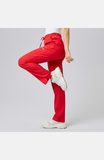 Damen-Stretchhose Liza, Schnitt: Regular, Farbe: rot,...