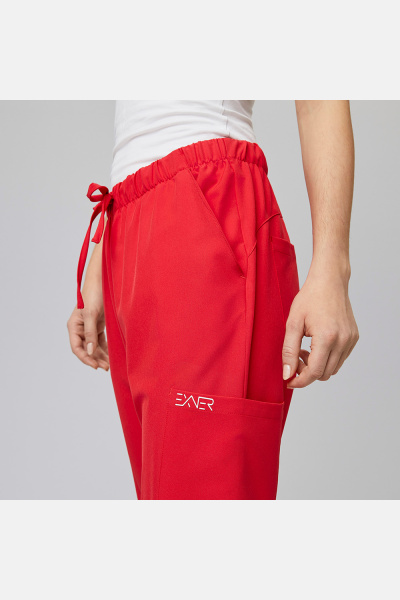 Damen-Stretchhose Liza, Schnitt: Regular, Farbe: rot, Größe: XXL