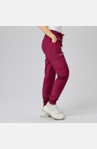 Damen-Stretchhose Liza, Schnitt: Slim-Fit, Farbe: bordeaux, Größe: S