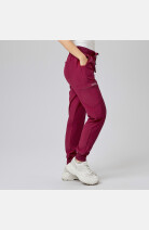 Damen-Stretchhose Liza, Schnitt: Slim-Fit, Farbe: bordeaux, Größe: L