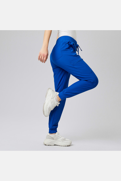 Damen-Stretchhose Liza, Schnitt: Slim-Fit, Farbe: royal, Größe: XL