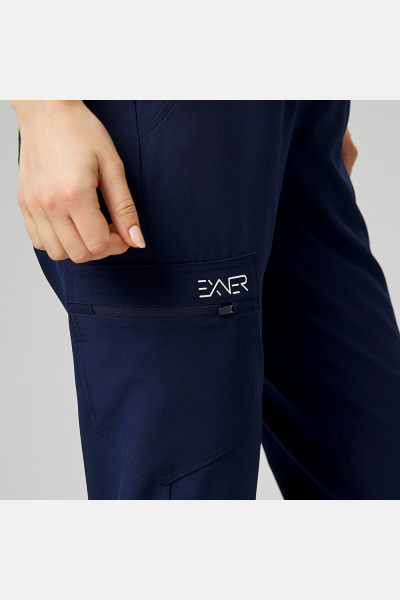 Damen-Stretchhose Liza, Schnitt: Slim-Fit, Farbe: navy, Größe: S