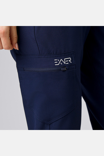 Damen-Stretchhose Liza, Schnitt: Slim-Fit, Farbe: navy, Größe: S