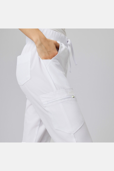 Damen-Stretchhose Liza, Schnitt: Slim-Fit, Farbe: weiß, Größe: XS