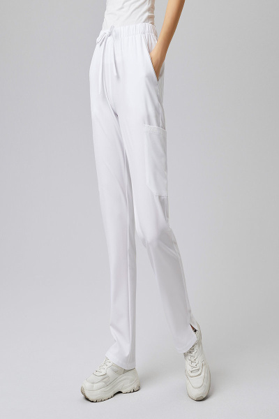 Damen-Stretchhose Liza, Schnitt: Regular, Farbe: weiß, Größe: XS