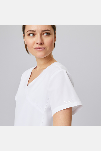 Damen Stretchkasack Liza, Schnitt: Slim-Fit, Farbe: weiß, Größe: S