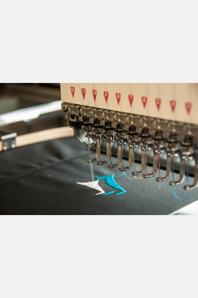 Stick auf dem Rücken von Sweatshirts und Hoodies