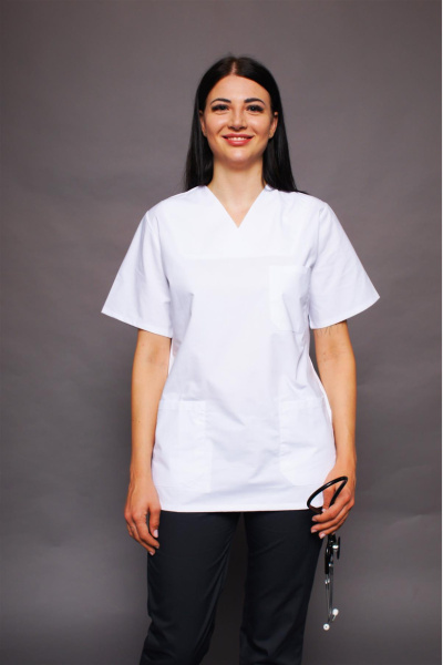 Unisex Schlupfkasack carestin, Farbe: weiß,...