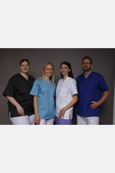 Unisex Schlupfkasack carestin, Farbe: weiß, Größe: 6XL