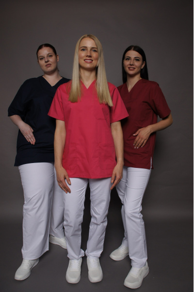 Unisex Schlupfkasack carestin, Farbe: fuchsia, Größe: XXL