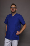 Unisex Schlupfkasack carestin, Farbe: royal, Größe: 4XL