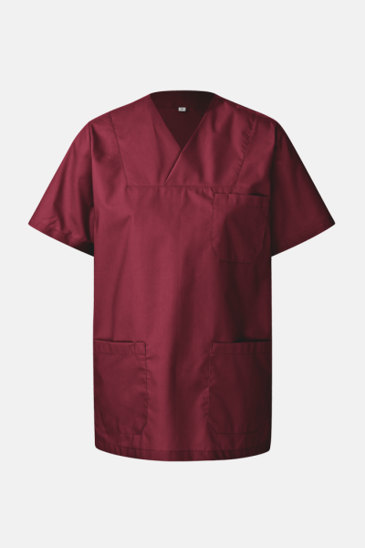 Unisex Schlupfkasack carestin, Farbe: bordeaux, Größe: 5XL