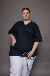 Unisex Schlupfkasack carestin, Farbe: anthrazit, Größe: 5XL