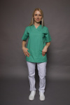 Unisex Schlupfkasack carestin, Farbe: hellgrün, Größe: XL