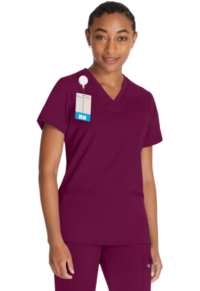 Damenkasack DKE870 von Dickies, Farbe: bordeaux,...