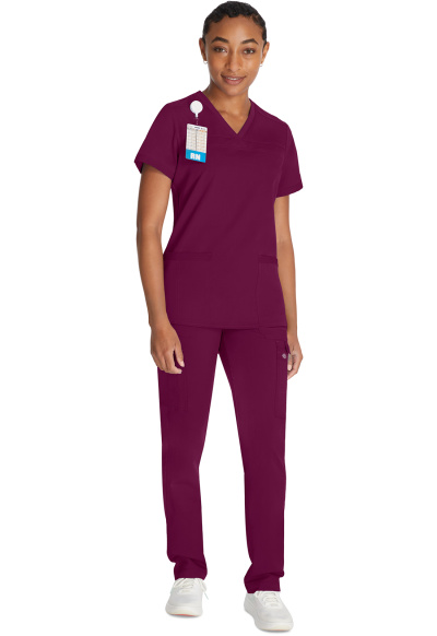 Damenkasack DKE870 von Dickies, Farbe: bordeaux,...