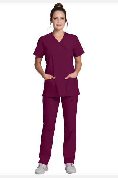 Damenkasack DKE632 von Dickies, Farbe: bordeaux,...