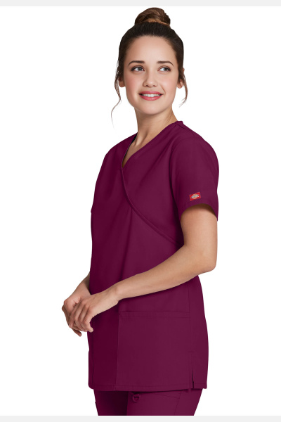 Damenkasack DKE632 von Dickies, Farbe: bordeaux, Größe: M