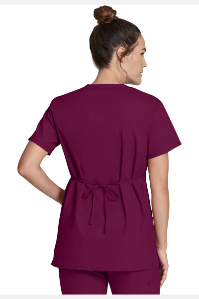 Damenkasack DKE632 von Dickies, Farbe: bordeaux, Größe: M