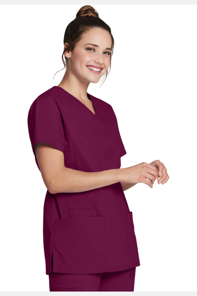 Damenkasack DKE632 von Dickies, Farbe: bordeaux, Größe: M