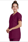 Damenkasack DKE632 von Dickies, Farbe: bordeaux, Größe: M