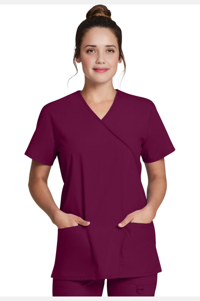 Damenkasack DKE632 von Dickies, Farbe: bordeaux,...