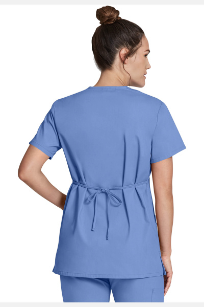 Damenkasack DKE632 von Dickies, Farbe: hellblau, Größe: XXS