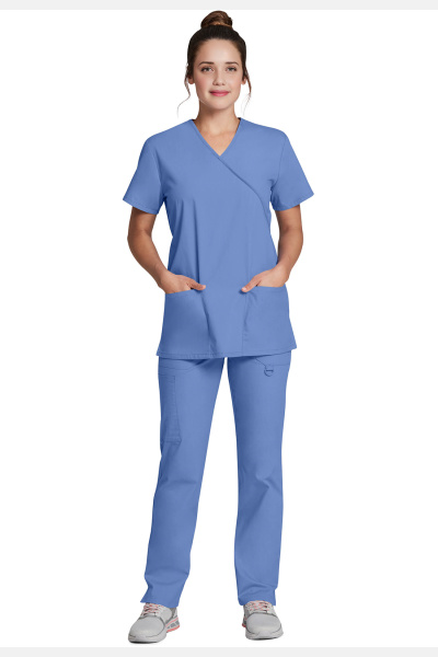 Damenkasack DKE632 von Dickies, Farbe: hellblau, Größe: S