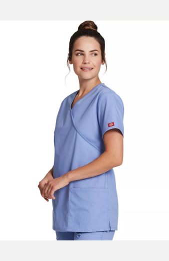 Damenkasack Mary von Dickies, Farbe: hellblau,...