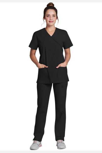 Damenkasack DKE632 von Dickies, Farbe: schwarz, Größe: XS