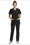 Damenkasack DKE632 von Dickies, Farbe: schwarz, Größe: XS