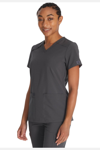 Damenkasack DKE615 von Dickies, Farbe: anthrazit, Größe: S