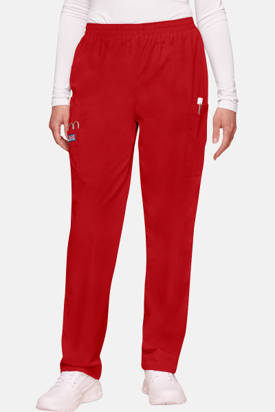 Damen Schlupfhose WWE4200 von Cherokee, Farbe: rot, Größe: XXS