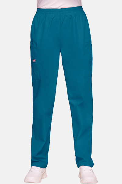 Damen Schlupfhose WWE4200 von Cherokee, Farbe: karibikblau, Größe: XXS