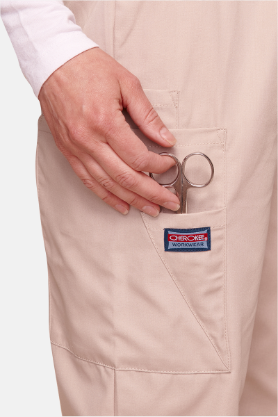 Damen Schlupfhose WWE4200 von Cherokee, Farbe: beige, Größe: XXS