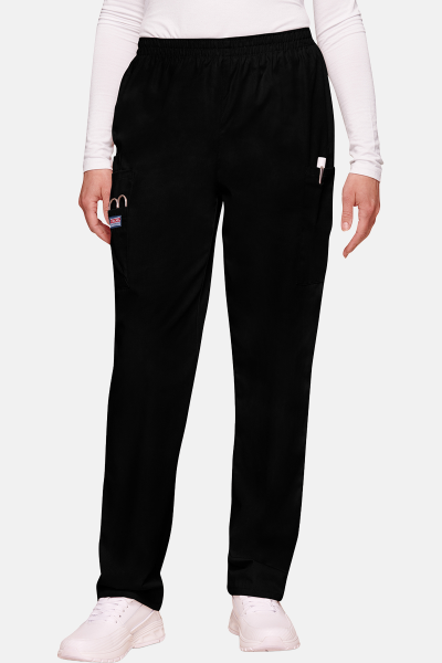 Damen Schlupfhose WWE4200 von Cherokee, Farbe: schwarz, Größe: XXS