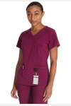 Damenkasack DKE625 von Dickies, Farbe: bordeaux, Größe: XS