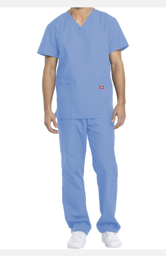 Unisex Basicset DKE520C von Dickies, Farbe: hellblau, Größe: XXS